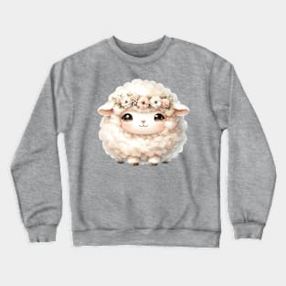 Adorable Baby Sheep Crewneck Sweatshirt